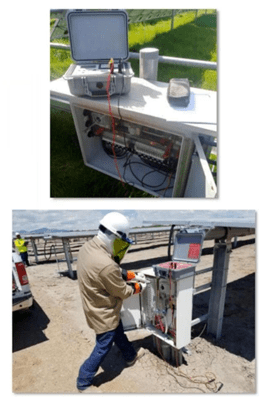 光伏匯流箱測試現(xiàn)場 光伏匯流箱測試現(xiàn)場